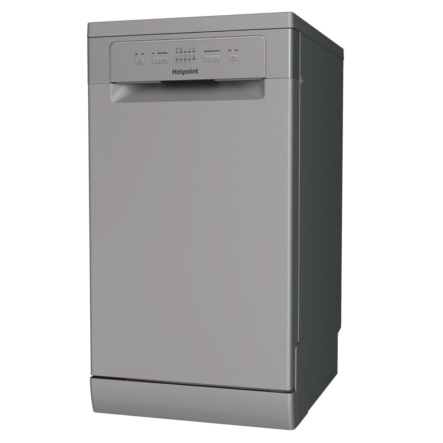 Hotpoint HP2FE10CS90SUK Freestanding Slimline Dishwasher 10 Place Setting Silver