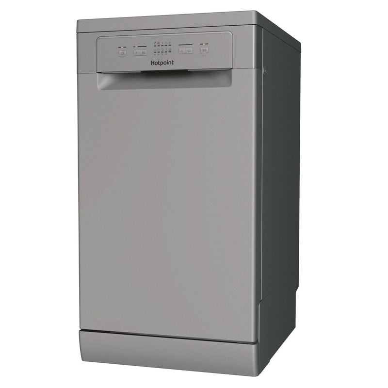 Hotpoint HP2FE10CS90SUK Freestanding Slimline Dishwasher 10 Place Setting Silver