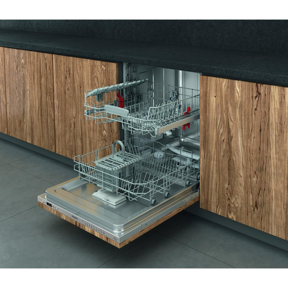 Hotpoint HP2IFC14BN6UK Integrated Dishwasher with ActiveDry 14 Place Settings