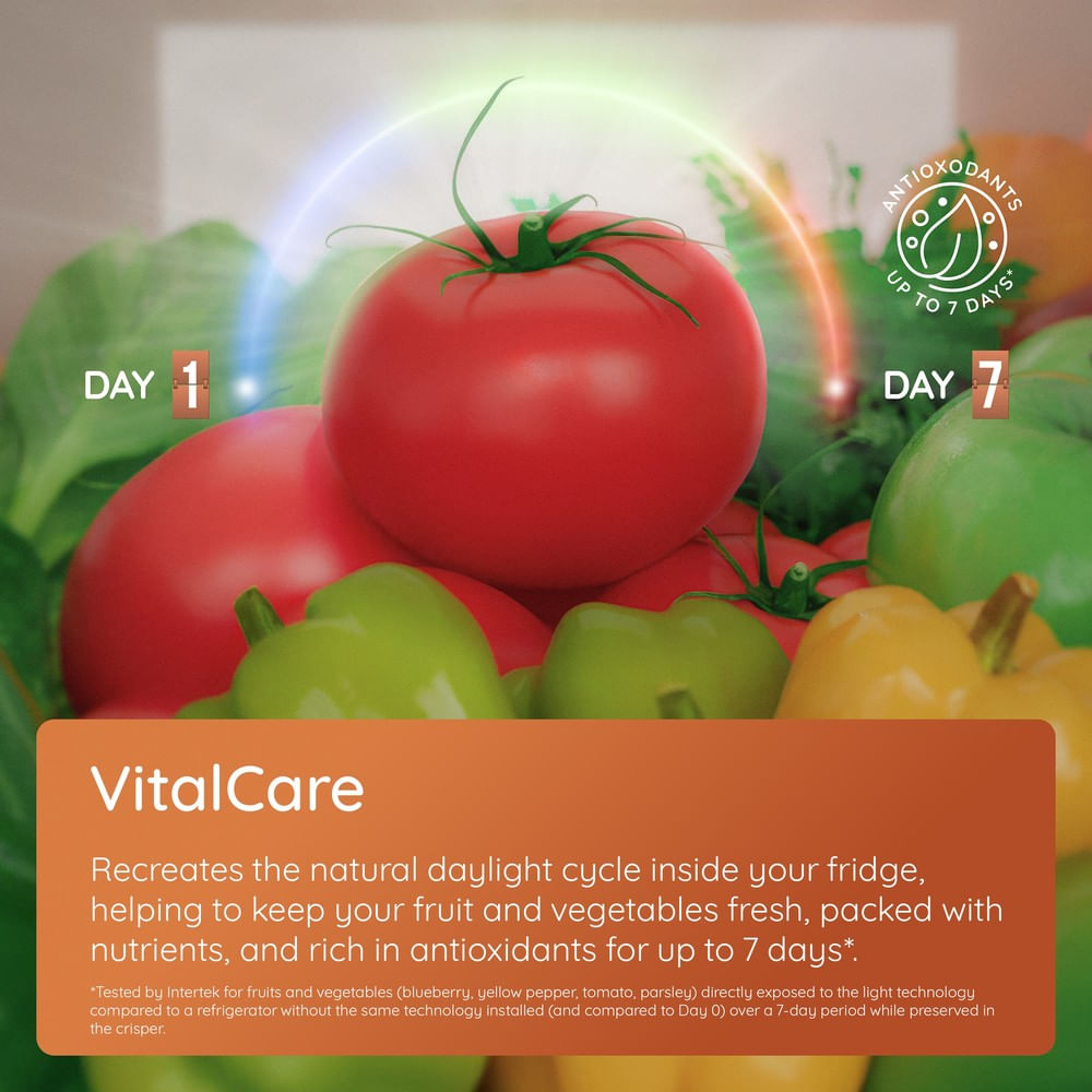 Hotpoint HPG2 6513 XBR4UK Dual No Frost American Fridge Freezer with VitalCare Dark Inox HPG26513XBR4UK