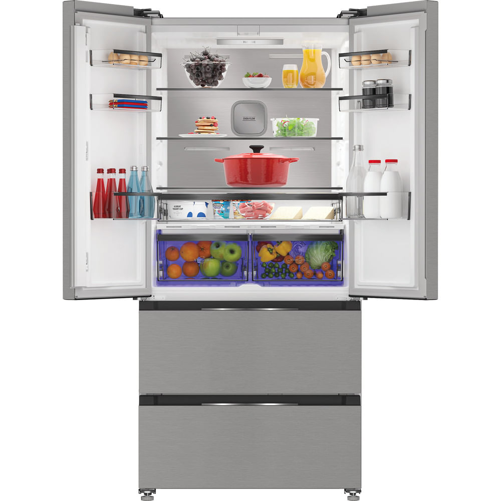 Hotpoint HPG2 6513 XBR4UK Dual No Frost American Fridge Freezer with VitalCare Dark Inox HPG26513XBR4UK