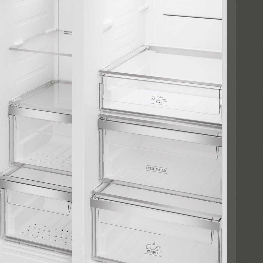 Hotpoint HPG2 6574W XBR5UK Dual No Frost American Fridge Freezer with FreshShield HPG26574WXBR5UK