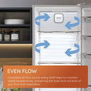 Hotpoint HPK26362XP5UK Freestanding Dual No Frost Fridge Freezer Silver