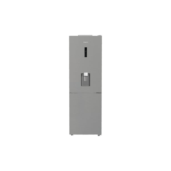 Hotpoint HPK26363WXP4UK Freestanding Dual No Frost Fridge Freezer With Even Flow Inox Inox