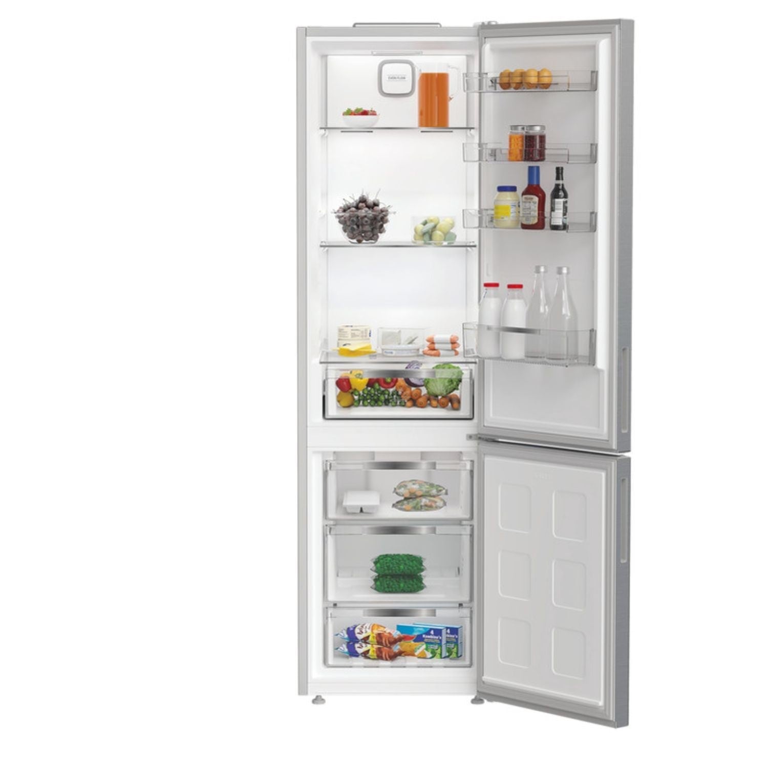 Hotpoint HPK26402XP4UK Freestanding Dual No Frost Fridge Freezer Silver