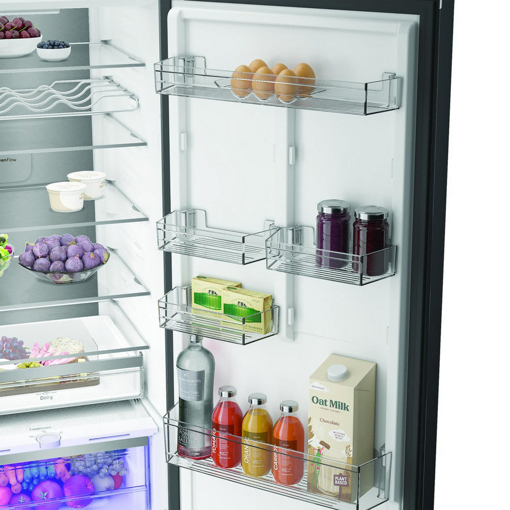 Hotpoint HPK26413XR6UKE Dual No Frost 70/30 Freestanding Fridge Freezer with VitalCare Black Steel