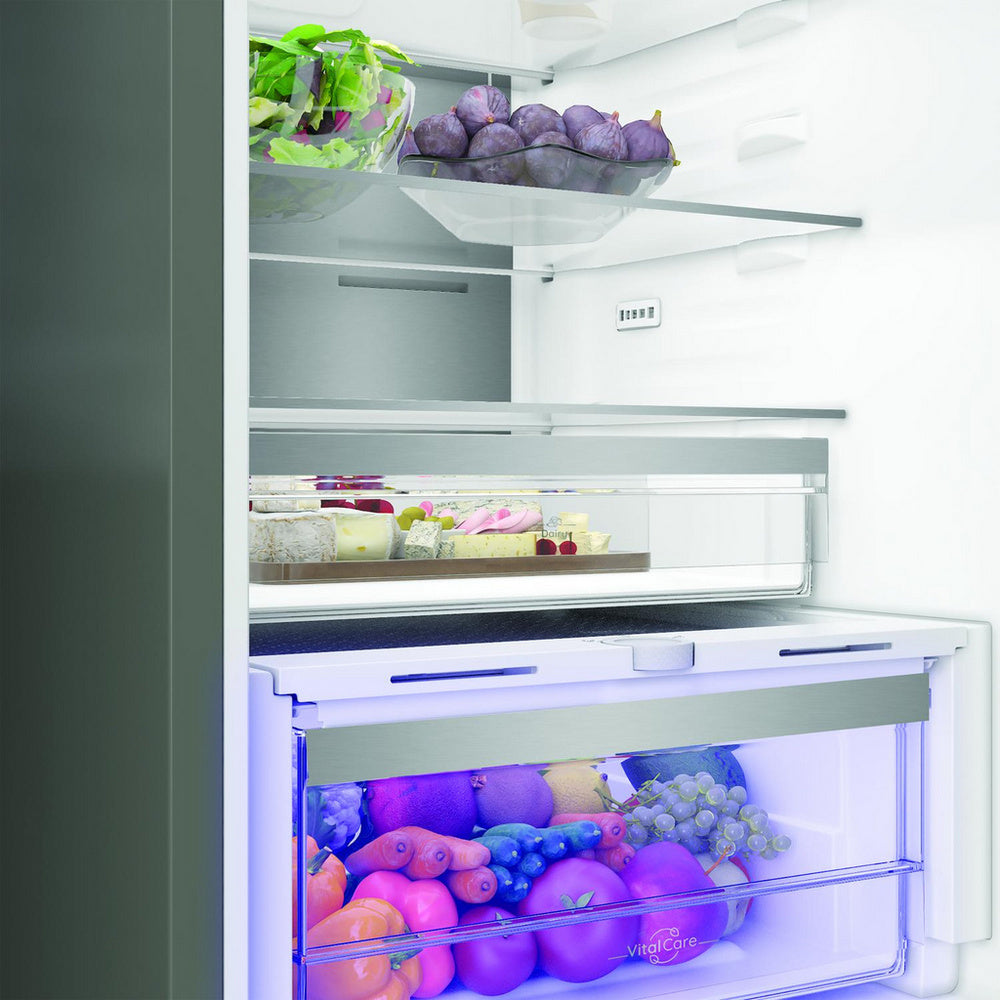 Hotpoint HPK26413XR6UKE Dual No Frost 70/30 Freestanding Fridge Freezer with VitalCare Black Steel