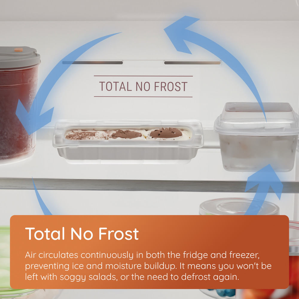 Hotpoint HPKF6353XBR4UK Freestanding Dual No Frost 50/50 Fridge Freezer with VitalCare Dark Inox