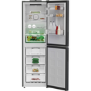 Hotpoint HPKF6353XBR4UK Freestanding Dual No Frost 50/50 Fridge Freezer with VitalCare Dark Inox