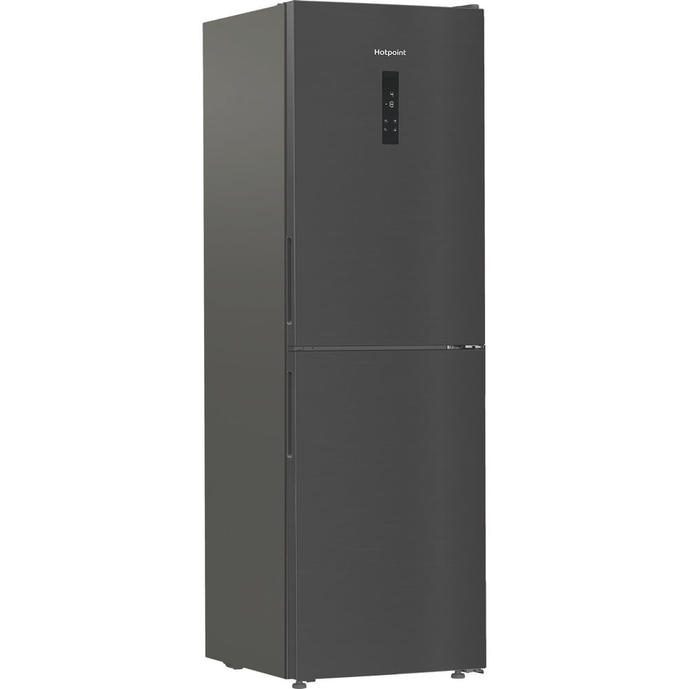 Hotpoint HPKF6353XBR4UK Freestanding Dual No Frost 50/50 Fridge Freezer with VitalCare Dark Inox