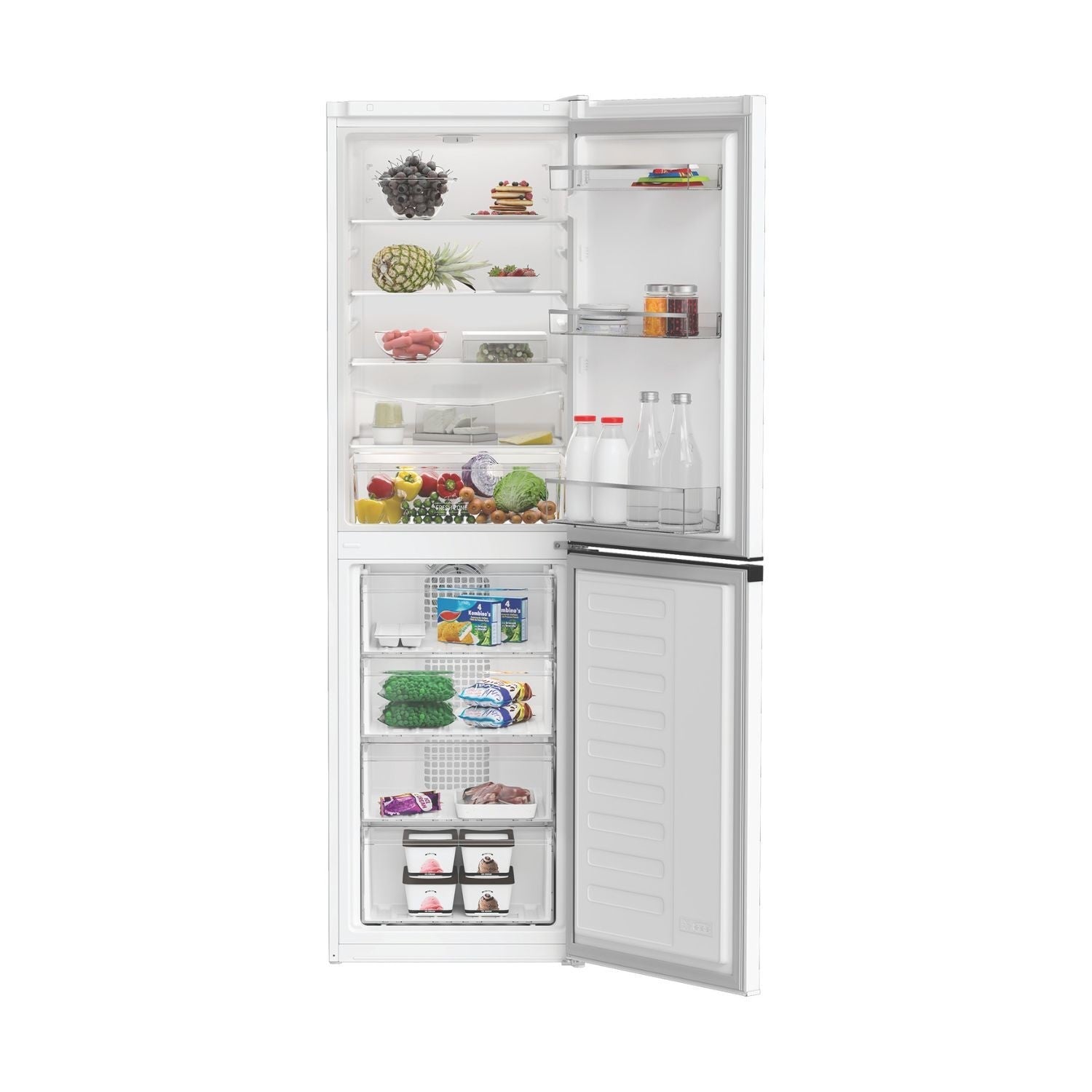 Hotpoint HPKH1261W4UK Freestanding No Frost Fridge Freezer White