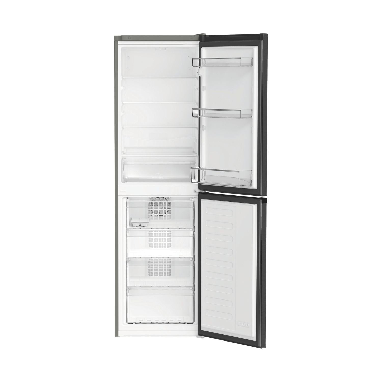 Hotpoint HPKH1261XBR4UK Freestanding No Frost Fridge Freezer Dark Grey