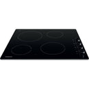 Hotpoint HR620RH 60cm 4 Zone Control Electric Ceramic Hob Black