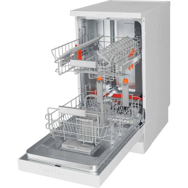 Hotpoint HSFO3T223WUKN Freestanding Slimline Dishwasher 10 Place Setting White