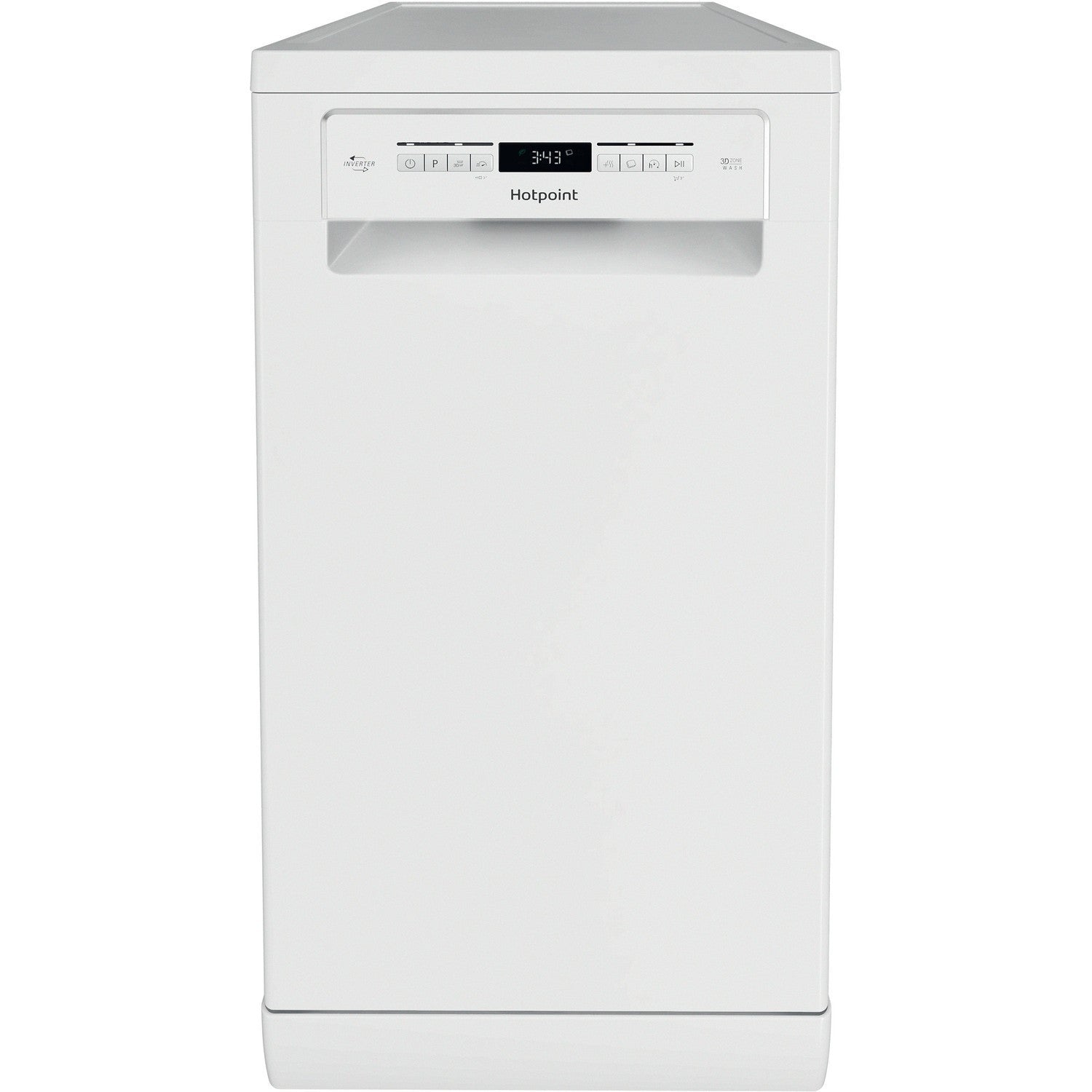 Hotpoint HSFO3T223WUKN Freestanding Slimline Dishwasher 10 Place Setting White