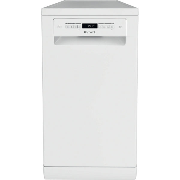 Hotpoint HSFO3T223WUKN Freestanding Slimline Dishwasher 10 Place Setting White