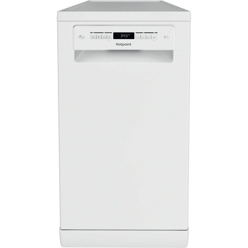 Hotpoint HSFO3T223WUKN Freestanding Slimline Dishwasher 10 Place Setting White