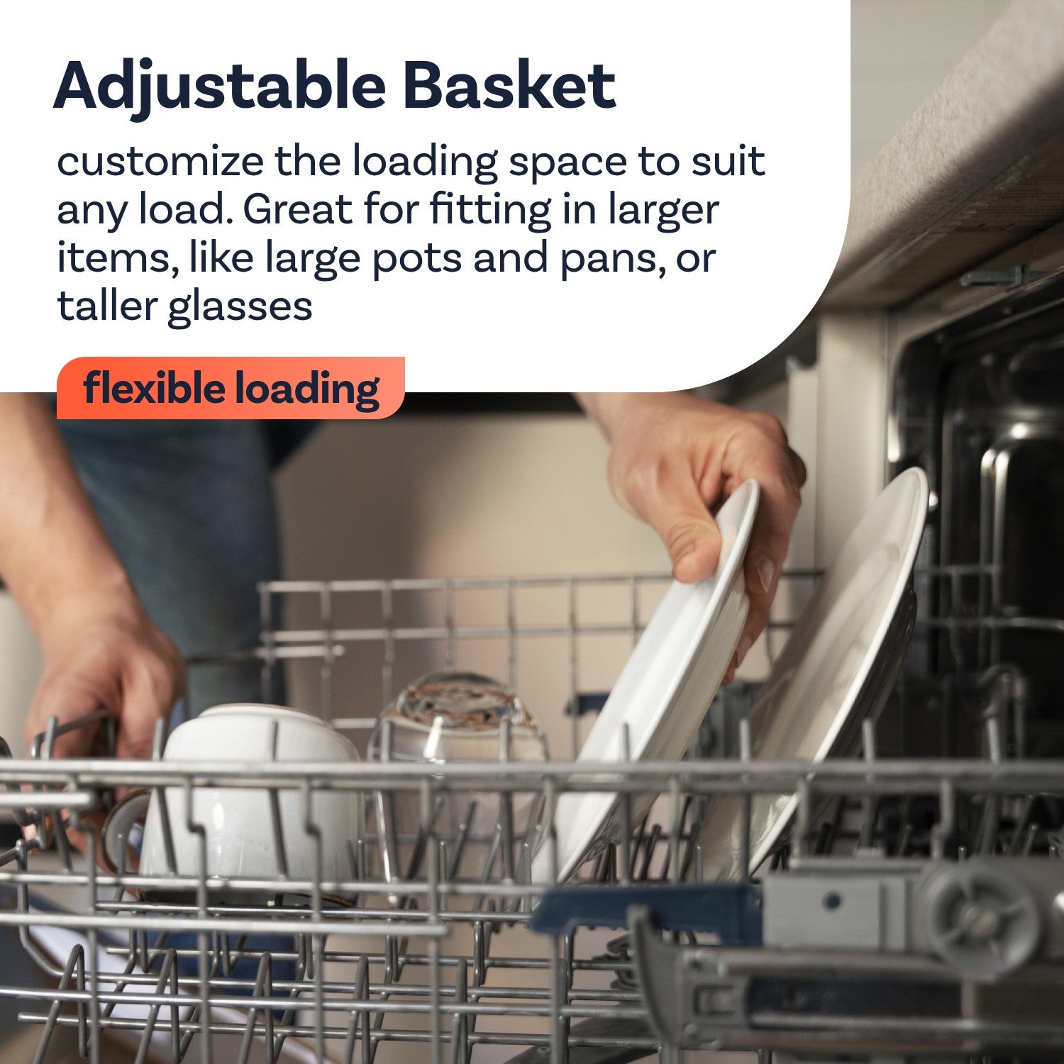 Hotpoint HSFO3T223WXUKN Freestanding Slimline Dishwasher 10 Place Setting Stainless Steel