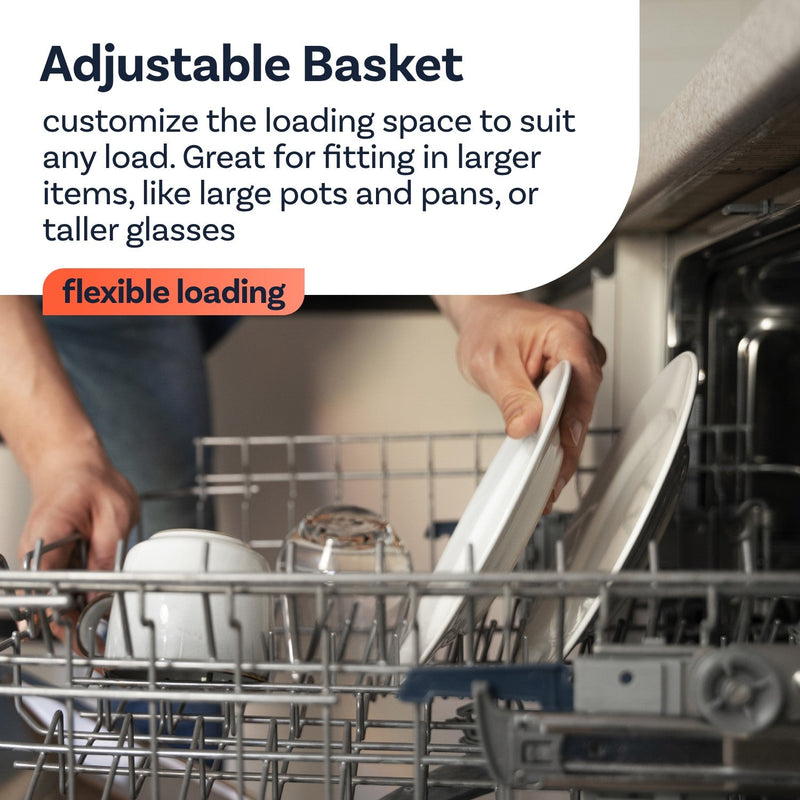 Hotpoint HSFO3T223WXUKN Freestanding Slimline Dishwasher 10 Place Setting Stainless Steel