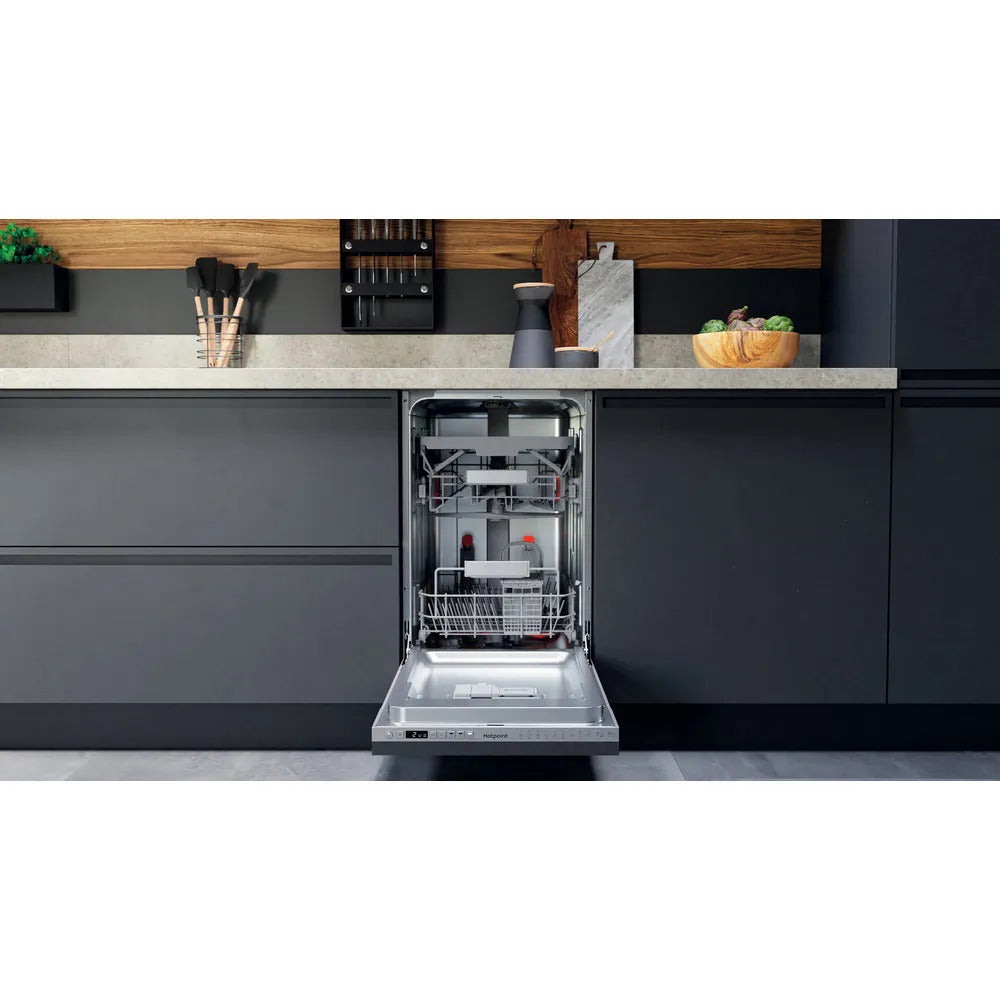 Hotpoint HSIO3T223WCEUKN Fully Integrated Slimline Dishwasher 10 Place Settings