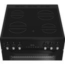 Hotpoint HTE6VDCB1 60cm Electric Twin Cooker with Multiflow Black