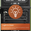 Hotpoint HTE6VDCW 60cm Electric Twin Cooker with Multiflow White