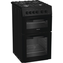 Hotpoint HTG5GCB Freestanding Gas Twin Cooker with Separate Grill Black