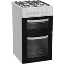 Hotpoint HTG5GCW Freestanding Gas Twin Cooker with Separate Grill White