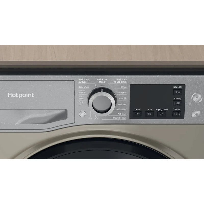 Hotpoint NDB8635GK 8+6kg 1400 Spin Washer Dryer Graphite