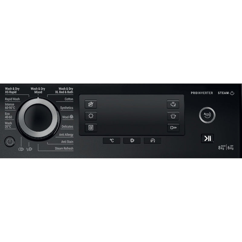 Hotpoint NDD86448BDAUK 8+6kg Washer Dryer 1400rpm ActiveCare Black