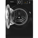 Hotpoint NM11948BCAUK 9kg 1400 Spin Washing Machine Black Black