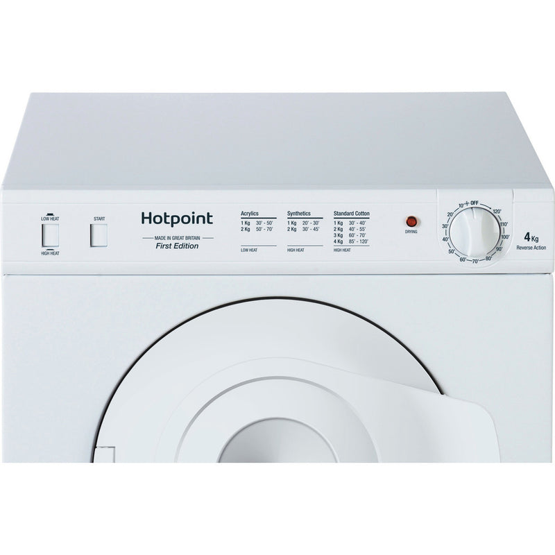 Hotpoint NV4D01P 4kg Compact Vented Dryer White