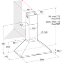 Hotpoint PHPN65FLMX1 Cooker Hood Stainless Steel