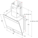 Hotpoint PHVP82FLTK 90cm Cooker Hood Black