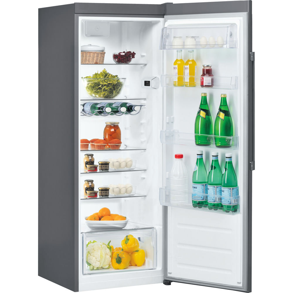 Hotpoint SH6 A2Q GR UK Freestanding Low Frost Tall Fridge with Bottle Rack Graphite SH6A2QGR