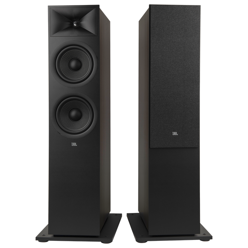 JBL 280F 2.5 Way Dual 8 Inch Floorstanding Speakers Pair Black Black