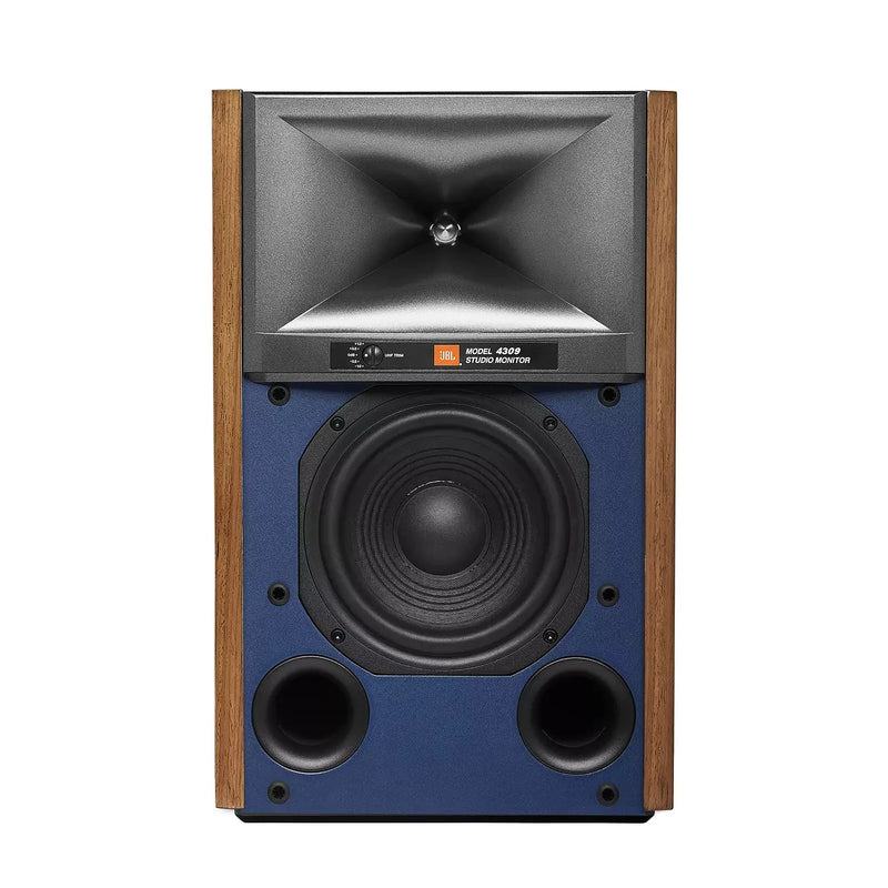 JBL 4309 High Performance Bookshelf Speakers Pair Walnut Walnut
