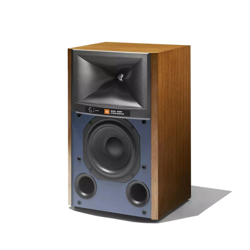 JBL 4309 High Performance Bookshelf Speakers Pair Walnut Walnut