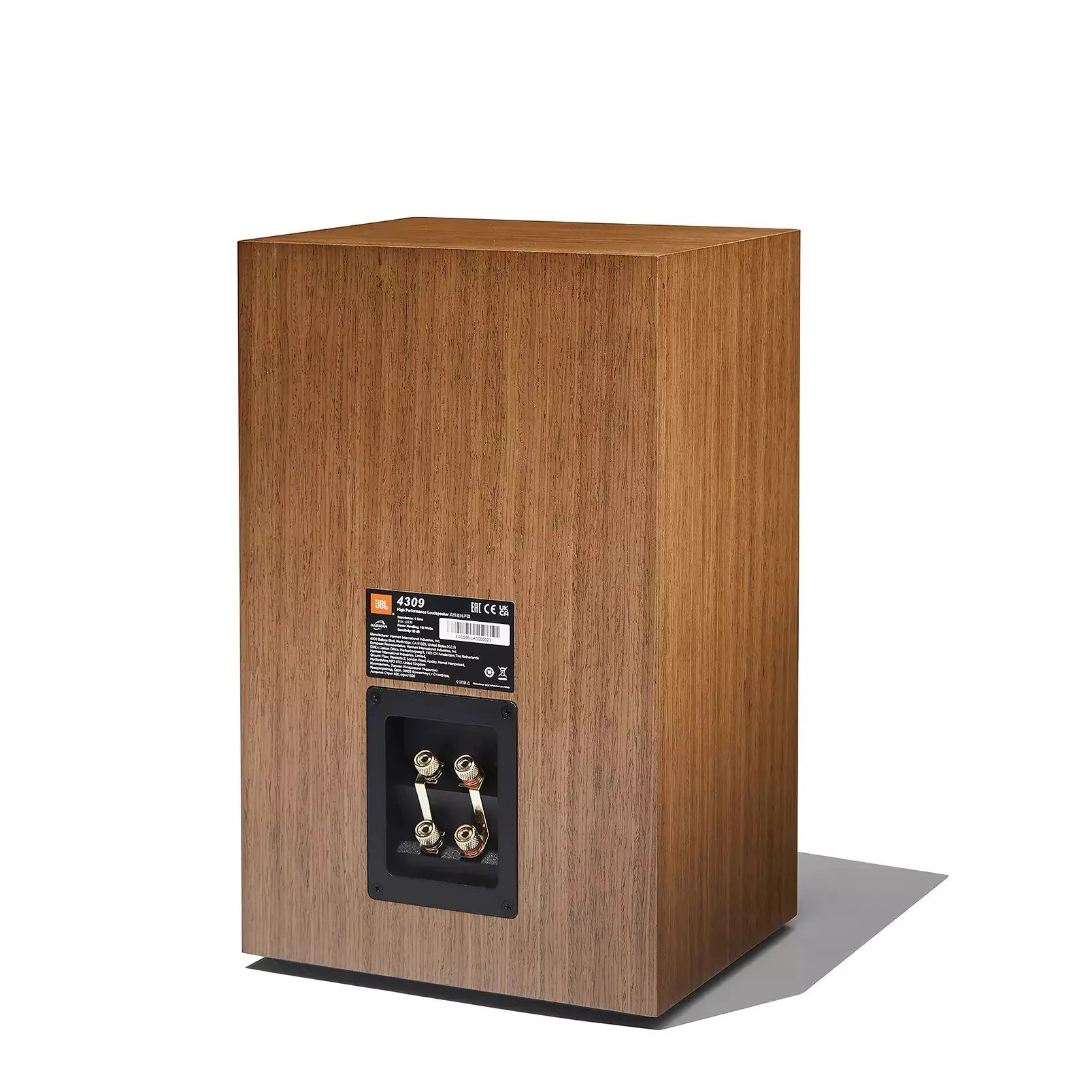 Arcam A5+ Integrated Amplifier Black with JBL 4309 Studio Monitor Bookshelf Speakers Walnut Pair