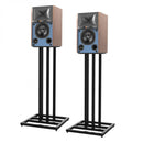 JBL 4309 High Performance Studio Monitor Bookshelf Speakers in Walnut with JS-65 Stands Pair Walnut