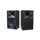 JBL 4349 Studio Monitor Loudspeakers Pair Black Black