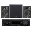 JBL MA310 5.2ch 4K AV Receiver with Stage 240B 2.1 Speaker System Black