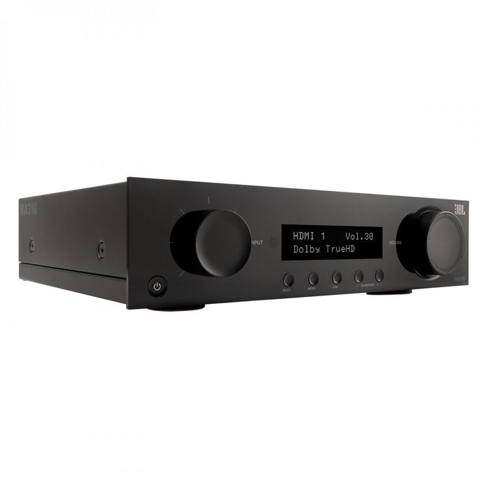 JBL MA310 5.2ch 4K AV Receiver with Wharfedale DX3 HCP 5.1 Walnut Speaker Package