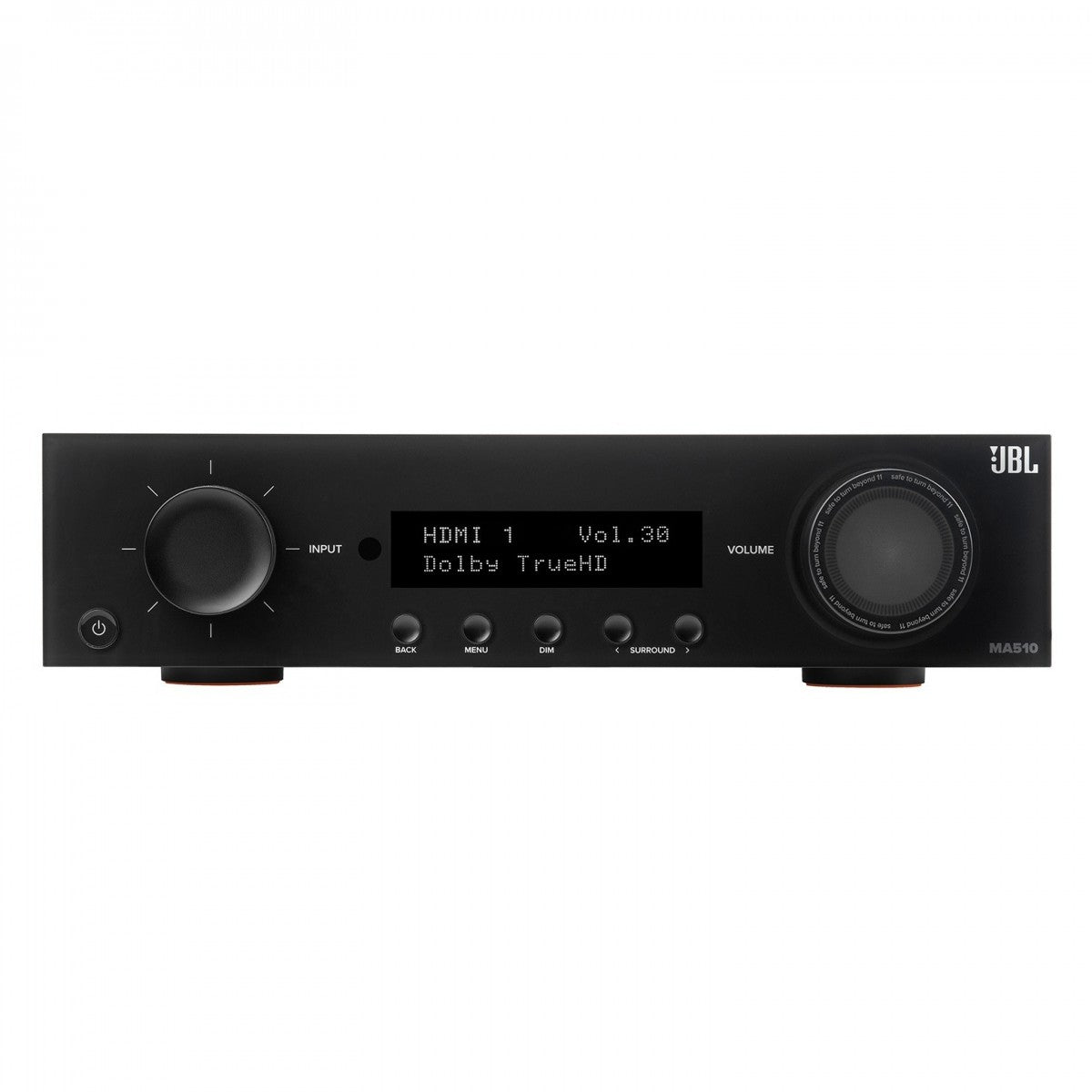 JBL MA510 5.2ch 8K AV Receiver with Wharfedale DX3 HCP 5.1 Walnut Speaker Package