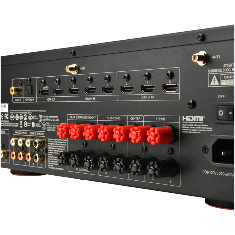 JBL MA7100HP 7.2 Channel 8K High Performance AV Receiver Black Black