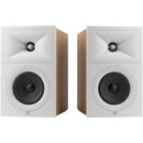 JBL STAGE 250B 2 Way 5.2 Inch Dolby Atmos Surround Sound Bookshelf Speakers Pair White White