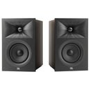 JBL STAGE240B 2 Way 4.5 Inch Bookshelf Speakers Pair Black Black