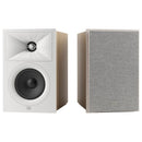 JBL STAGE240B 2 Way 4.5 Inch Bookshelf Speakers Pair White White