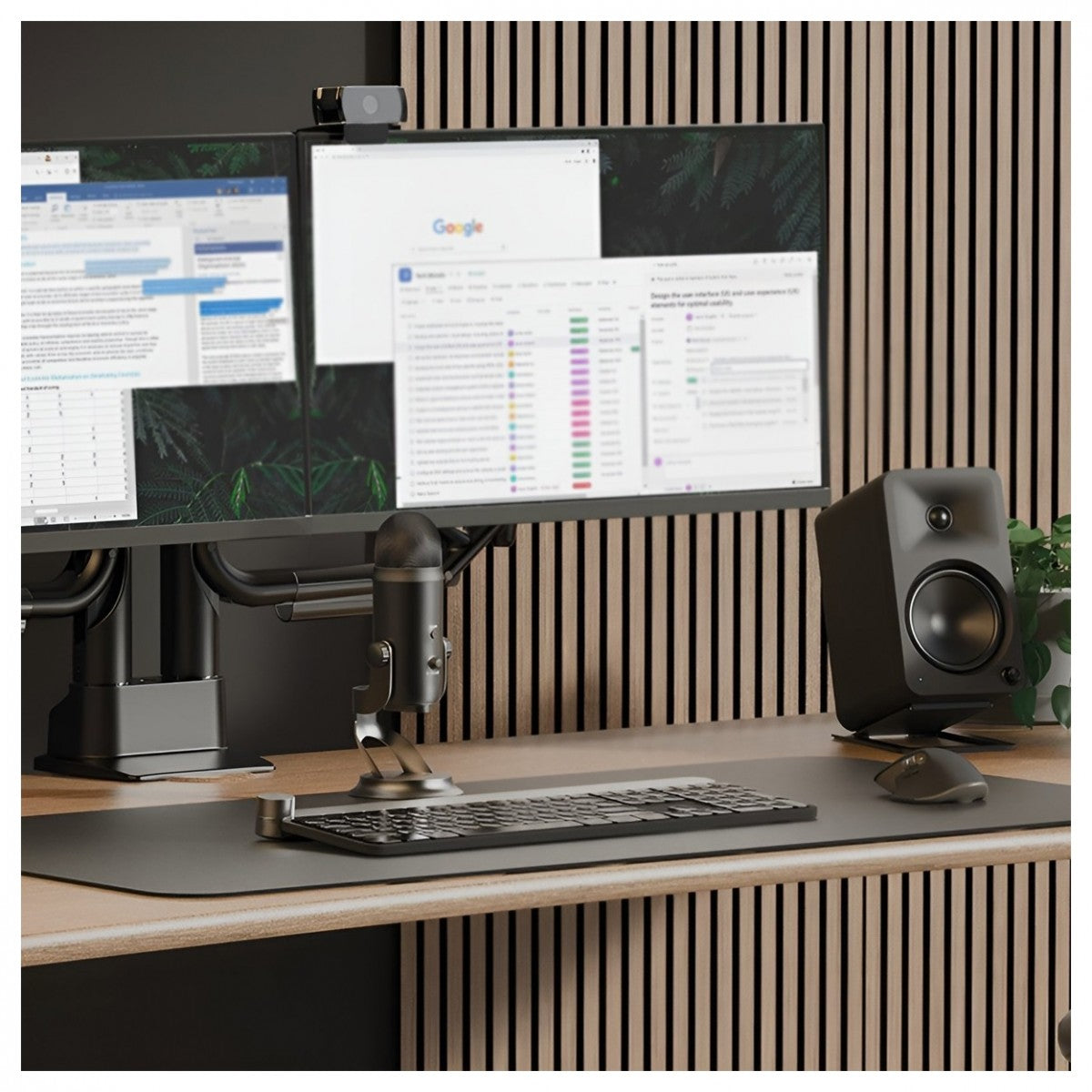 Kanto ORA4 140W Powered Reference Desktop Speakers with Bluetooth Black - Ex Display Clearance