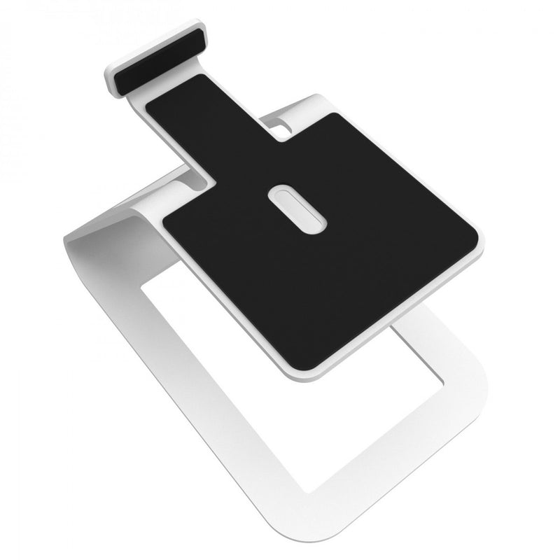 Kanto ORA4 140W Powered Reference Desktop Speakers with Bluetooth & SE4 Elevated Speaker Stands White White